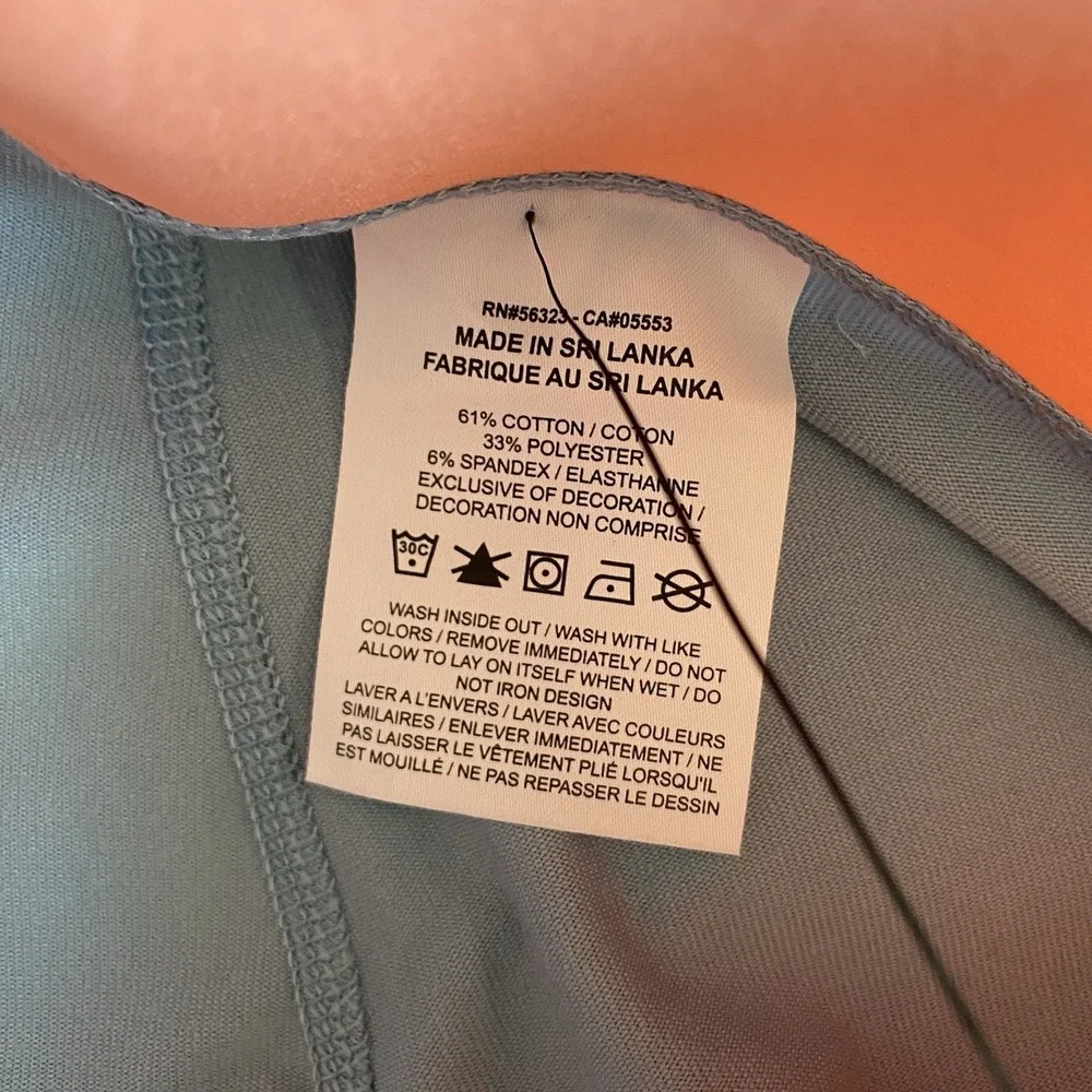 NWT Girls Large Nike Air Blue Teal Leggings Skinny Tight Athletic Orange Sporty - Picture 9 of 9